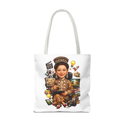 Vintage Peranakan Chinese Empress Portrait Tote Bag