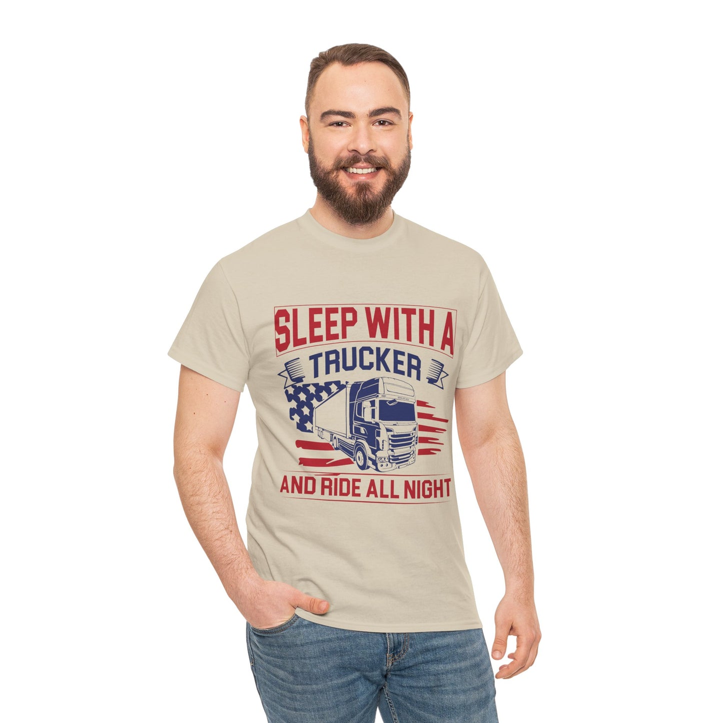Sleep With A Trucker Tee