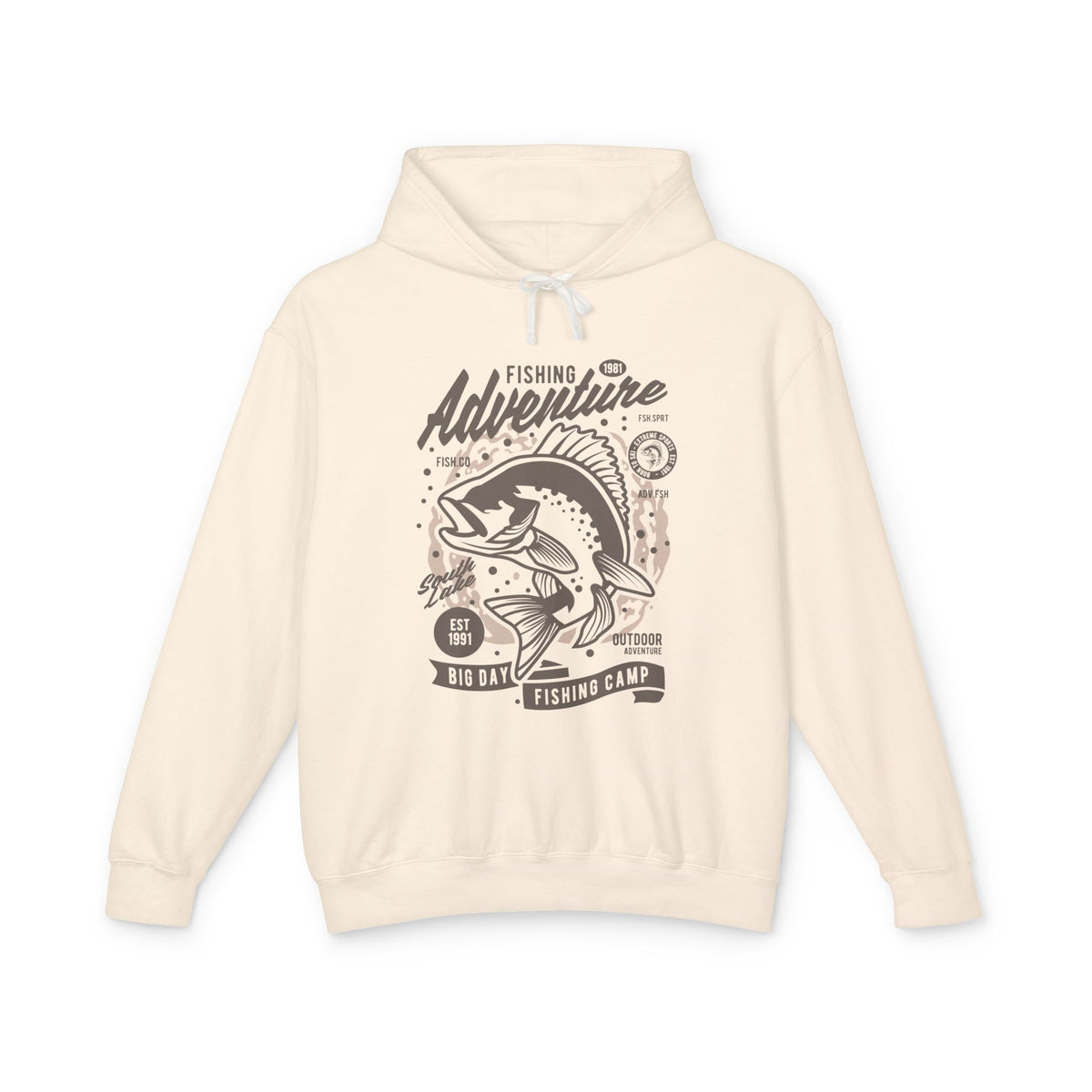 Fishing Adventure Lightweight Hooded Sweatshirt