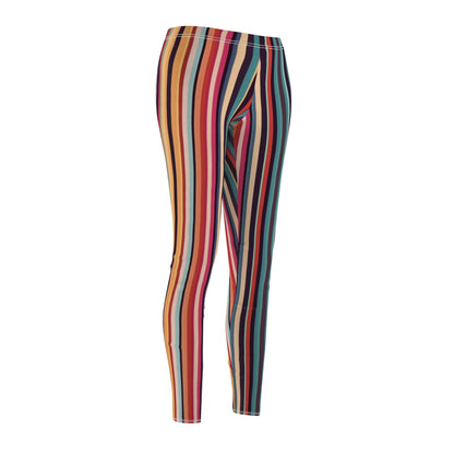 Retro Multicolor Print Women's Leggings