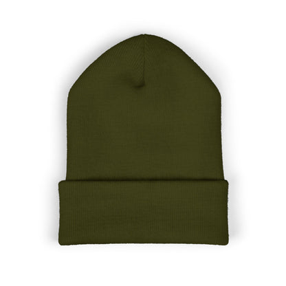 Grim & Velvet Heart Soul Embroidered Cuffed Beanie