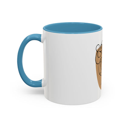 Abstract Line Art Woman Accent 110z Mug