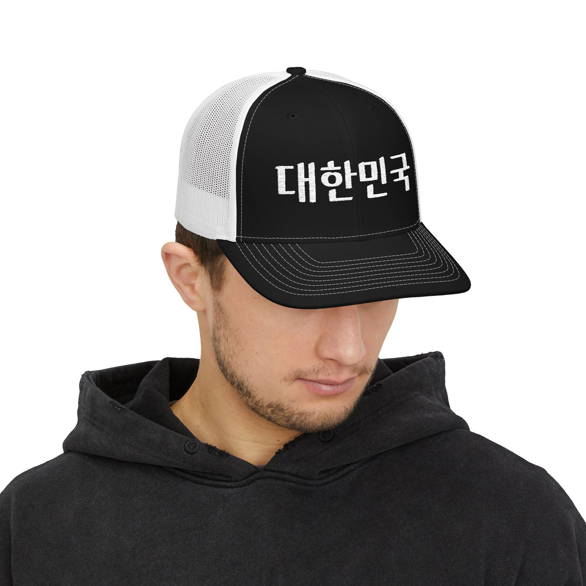 Korea Hangul Embroidered Snapback