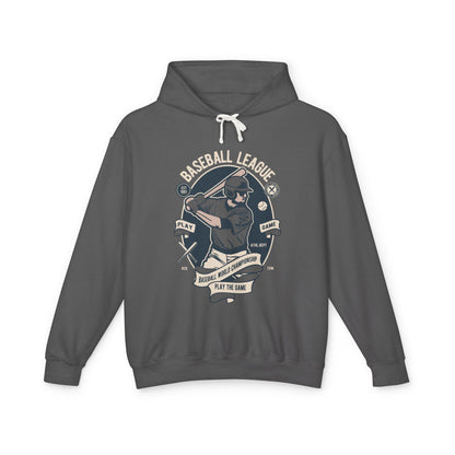 Baseball League Lightweight Hooded Sweatshirt