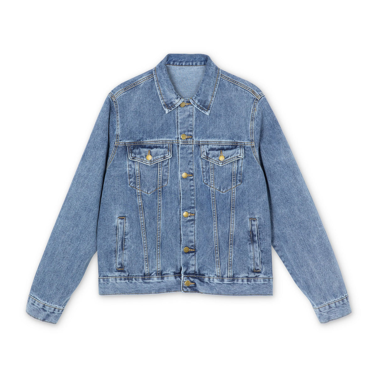 Never Underestimate An Old Man With A Jeep Denim Jacket