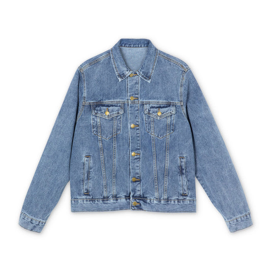 Never Underestimate An Old Man With A Jeep Denim Jacket