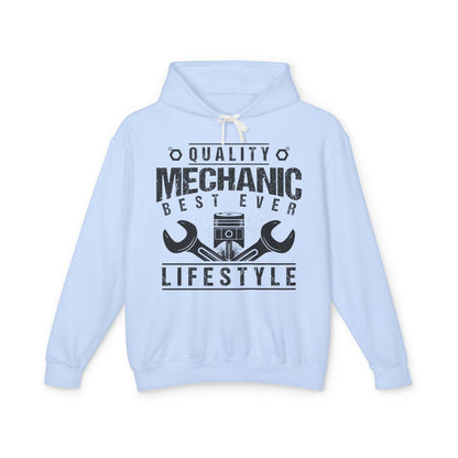 Quality Mechanic Best Ever Lifestyle Lightweight Hooded Sweatshirt