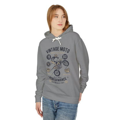 Vintage Moto Lightweight Hooded Sweatshirt