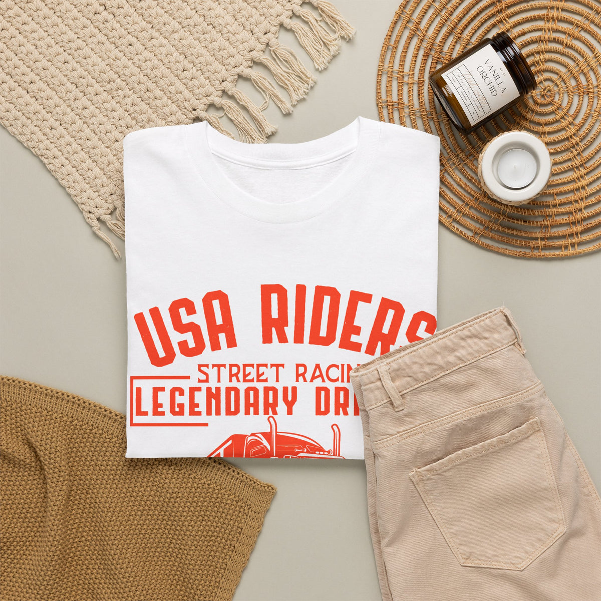 Camiseta de camión pesado de USA Riders Detroit