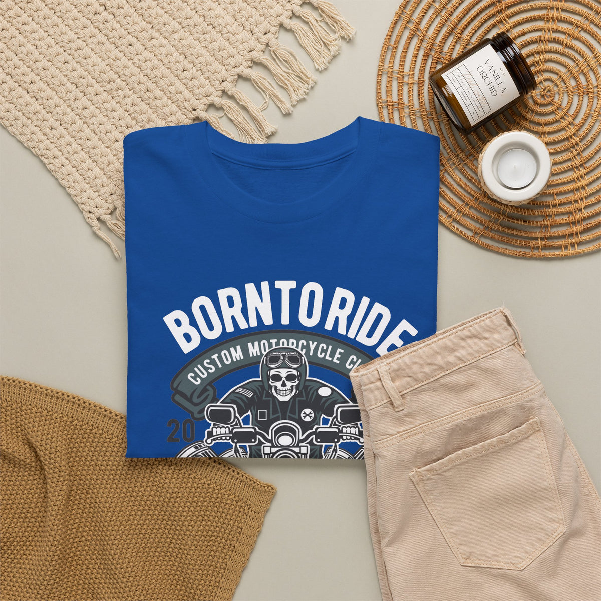 Born To Ride Motorcycle T-Shirt