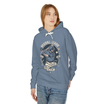Baseball League Lightweight Hooded Sweatshirt