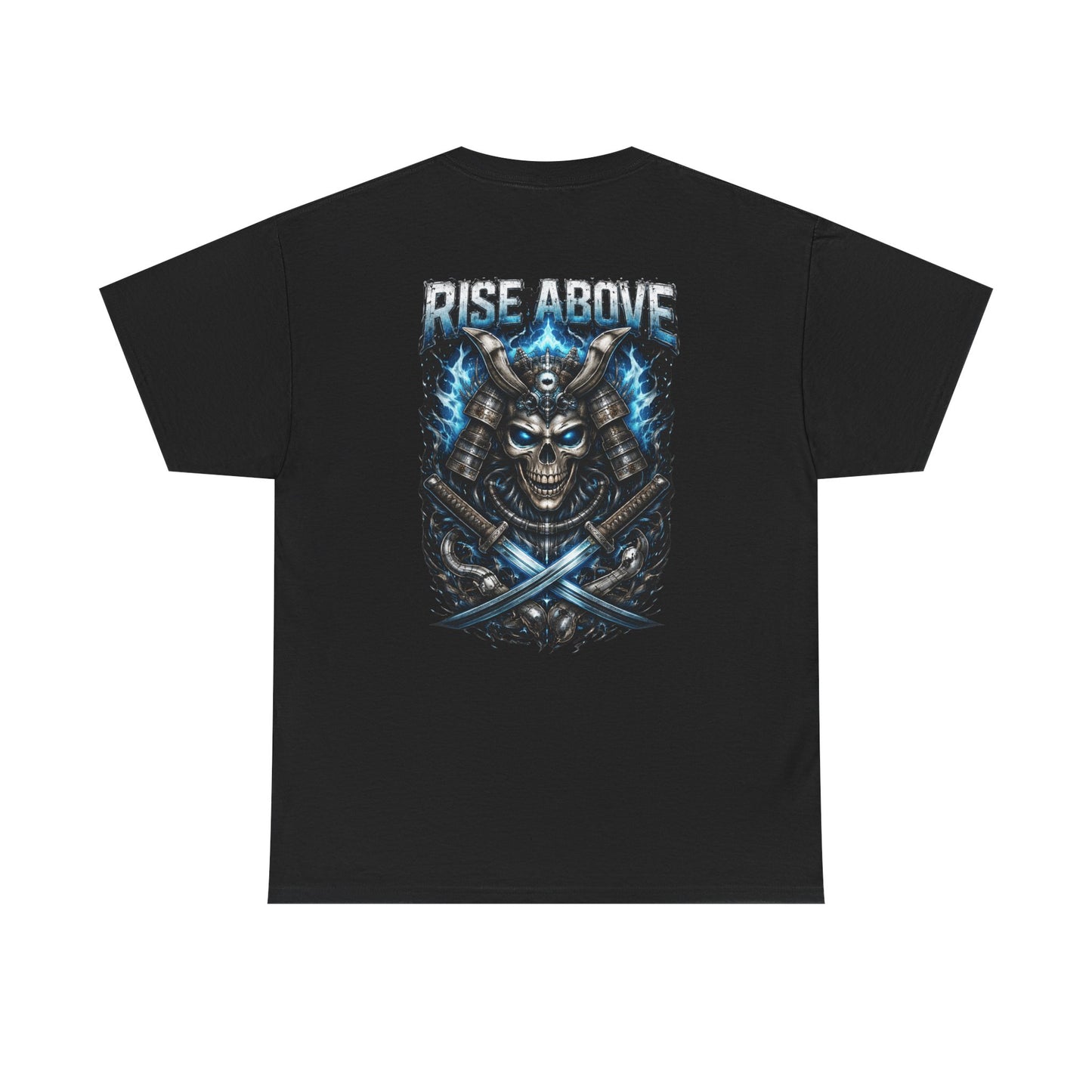 Rise Above Skull Samurai Graphic Men's T-Shirt