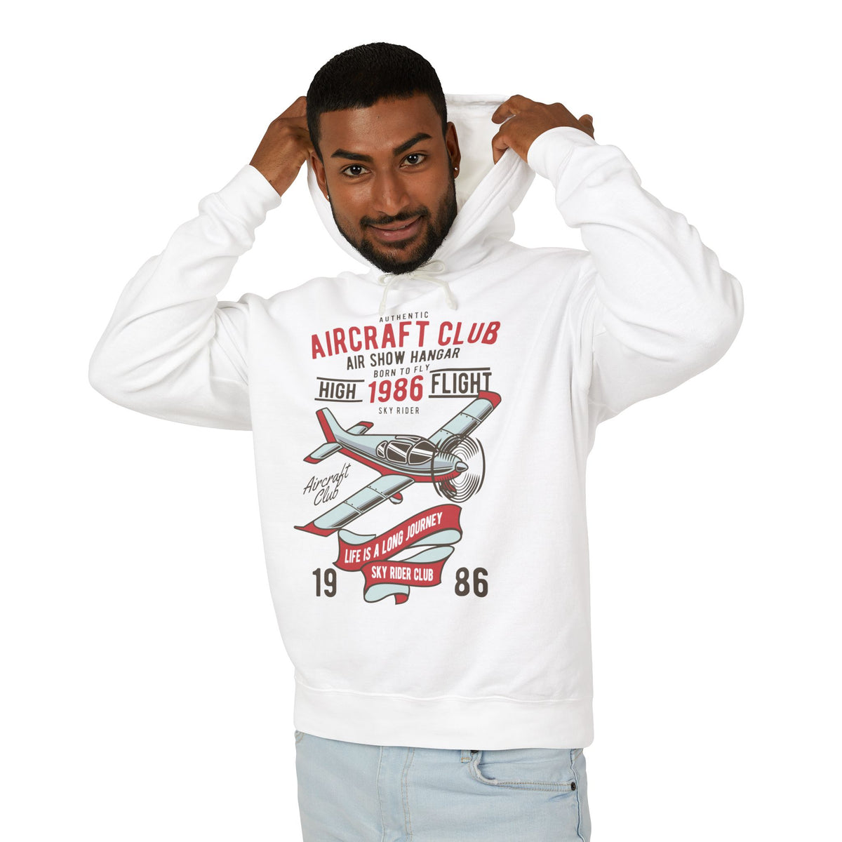 Aircraft Club 1986 Hooded Sweatshirt