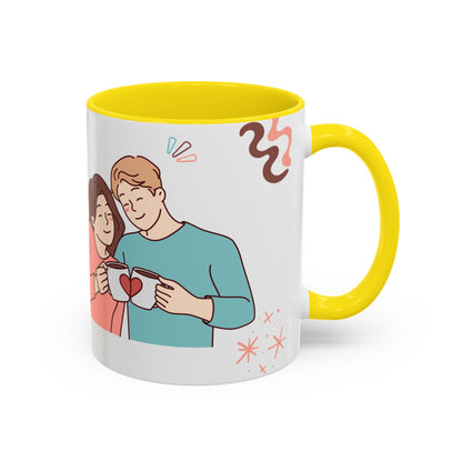 Cute Romantic Heart Design 11oz Mug