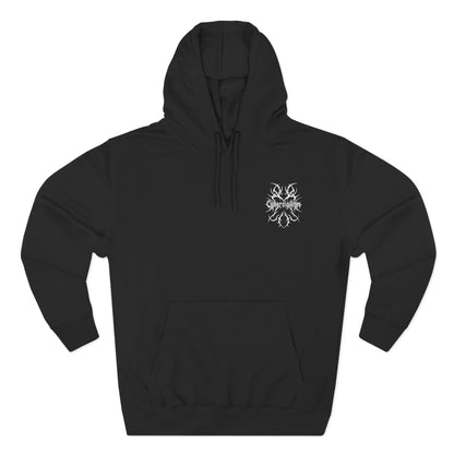 Cybersigilism Gothic Three-Panel Fleece Hooded Sweatshirt