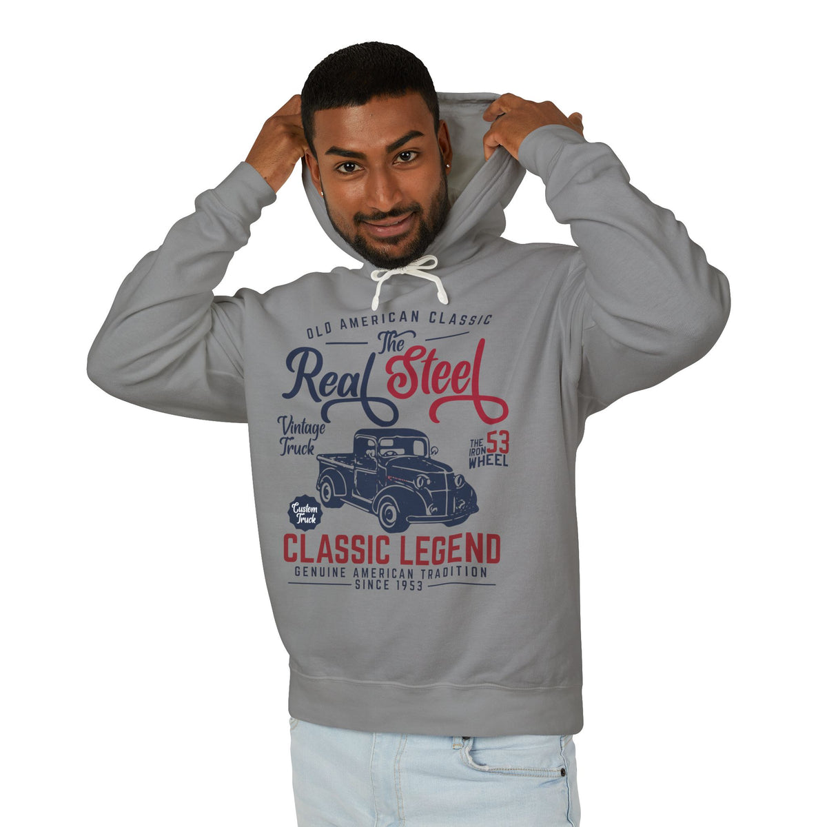 Old American Classic The Real Steel Lightweight Hooded Sweatshirt