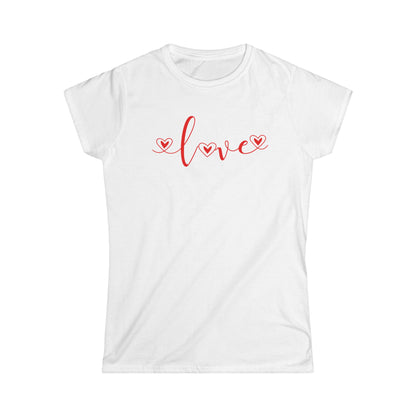 Red Heart Calligraphy Women's T-Shirt