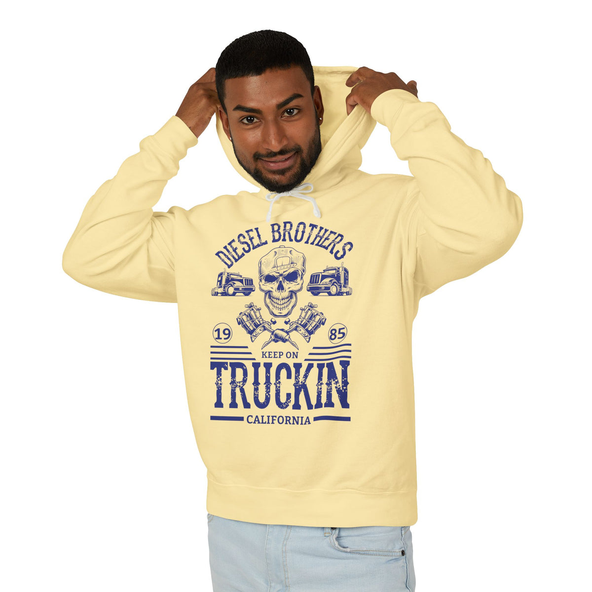 Diesel Brothers Keep On Trucking Lightweight Hooded Sweatshirt