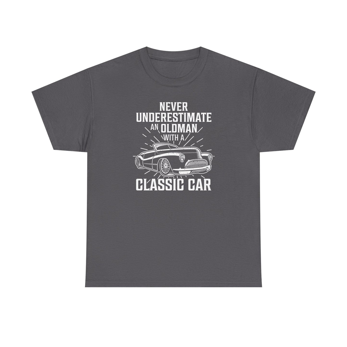 Never Underestimate Old Man With Classic Car Men's T-Shirt