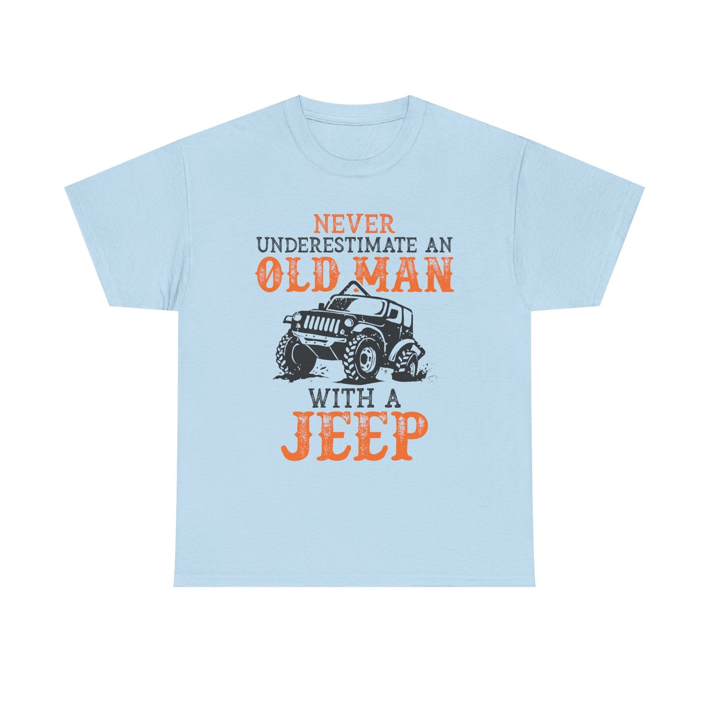 Never Underestimate Old Man With Jeep T-Shirt