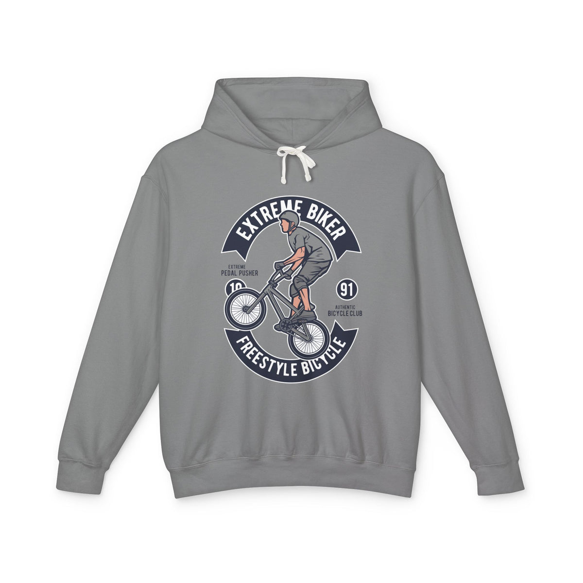 Extreme Biker Freestyle Bicycle Lightweight Hooded Sweatshirt