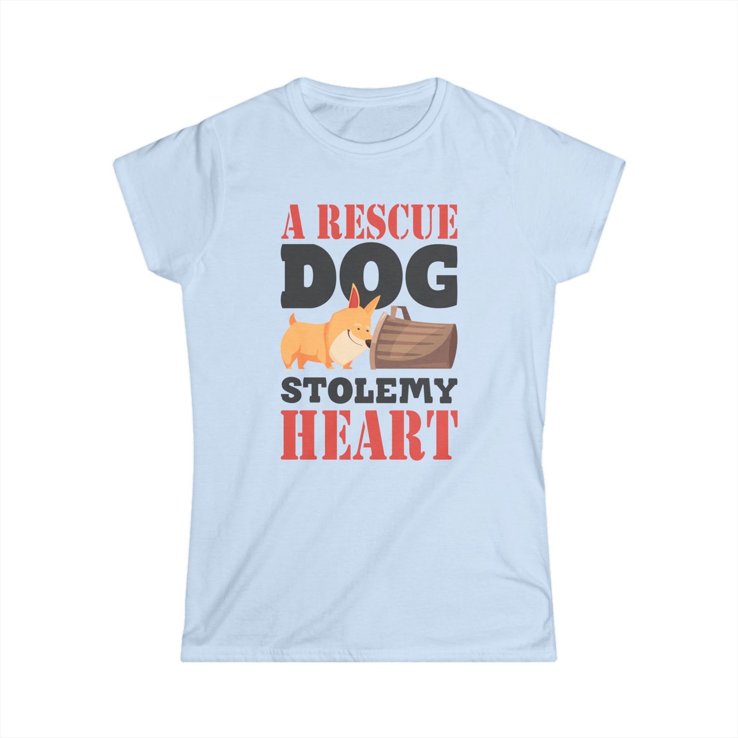 Rescue Dog Stole My Heart Women's Tee