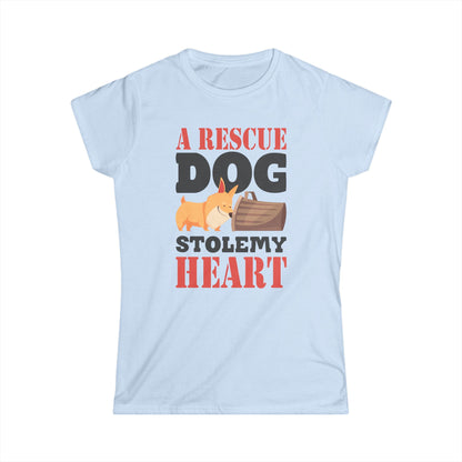 Rescue Dog Stole My Heart Women's Tee