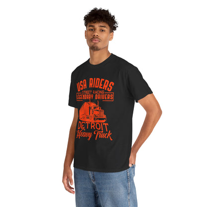 Camiseta de camión pesado de USA Riders Detroit