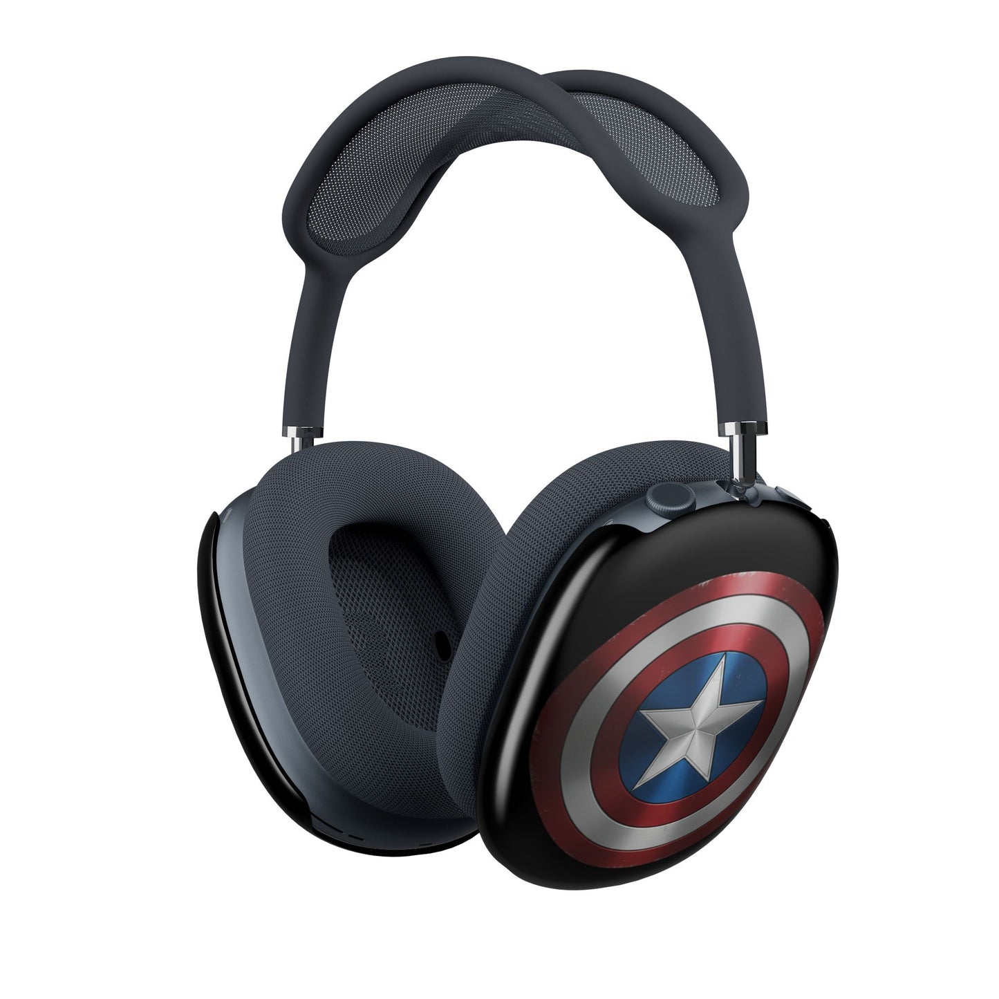 Captain Shield AirPods Max Shell Case Cover Gen 1 and Gen 2, Black