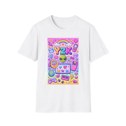 8Bit Y2K Retro Tech Graphic Women's T-Shirt