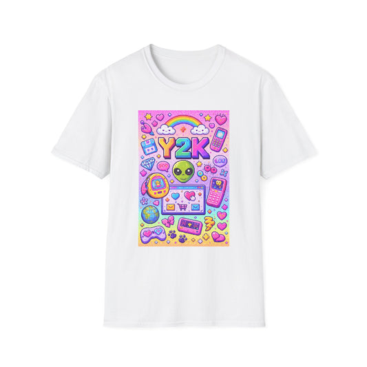 8Bit Y2K Retro Tech Graphic Women's T-Shirt