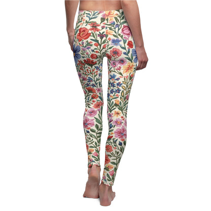 Floral Garden Watercolor Women's Leggings