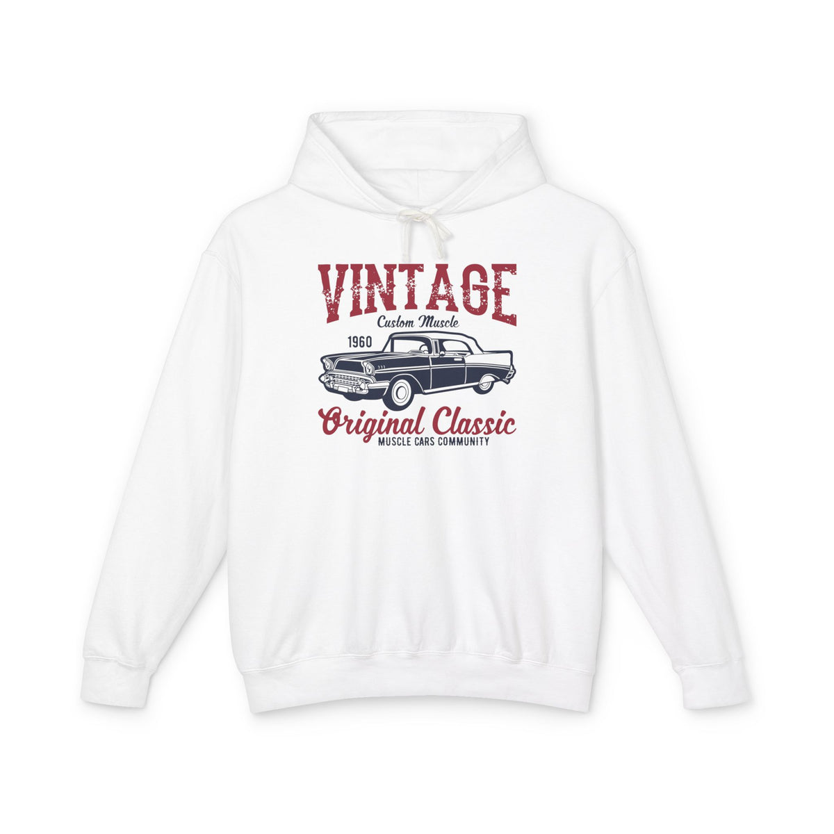 Vintage Original Classic Lightweight Hooded Sweatshirt