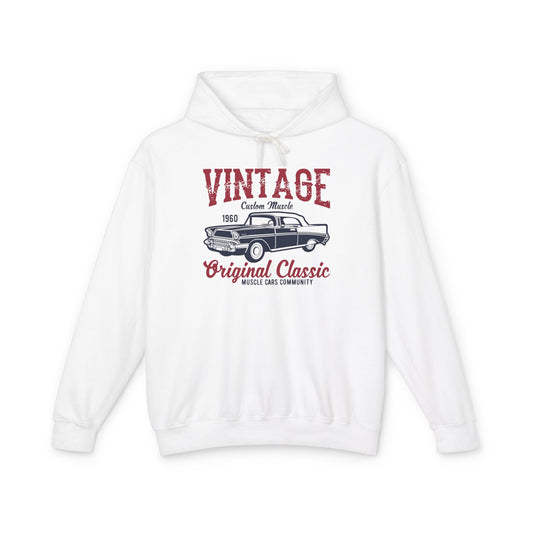 Vintage Original Classic Lightweight Hooded Sweatshirt