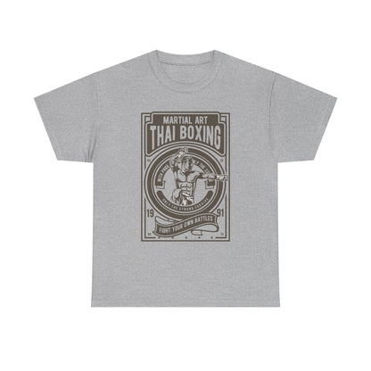 Muay Thai Boxing Vintage Emblem T-Shirt