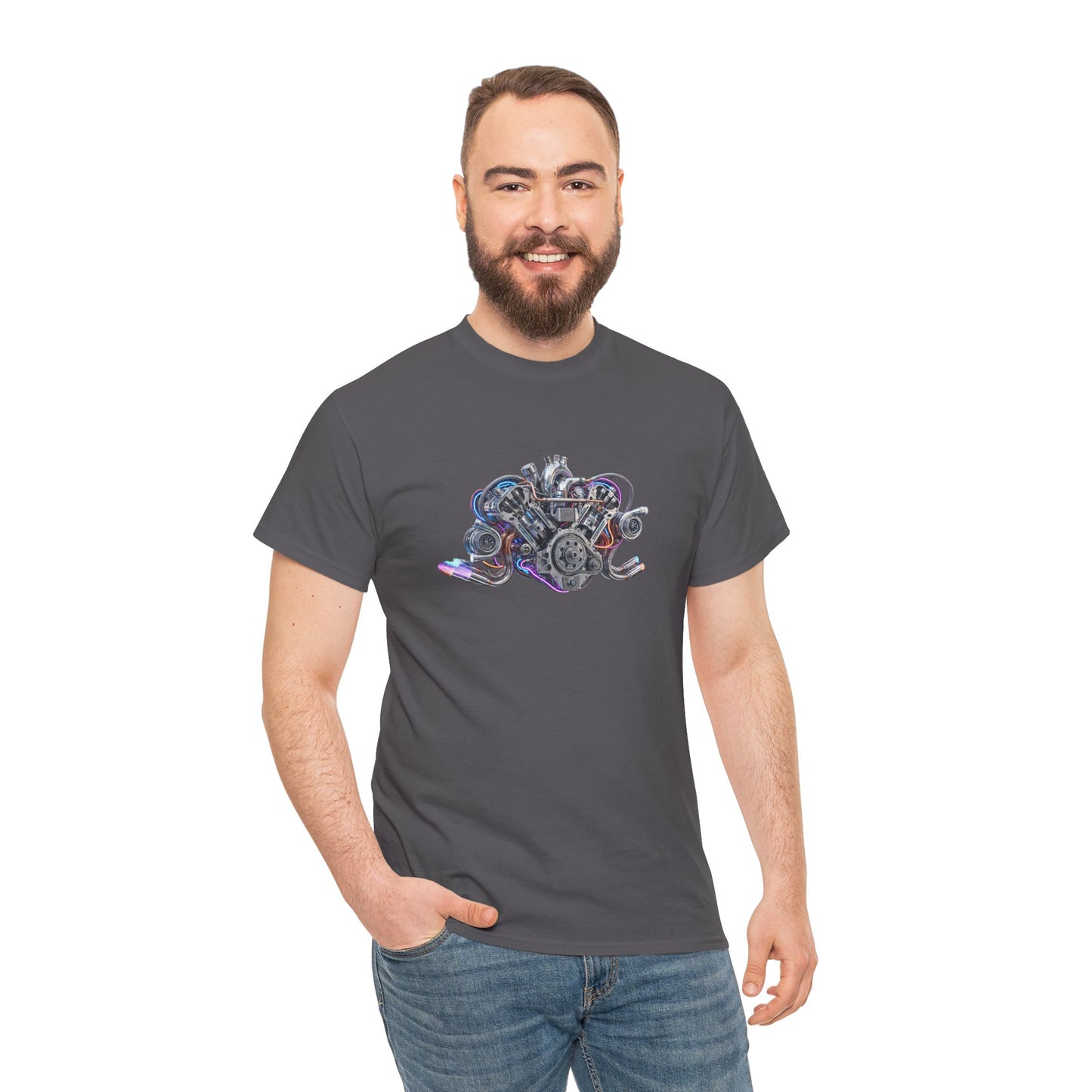 Mechanical Heart Art Men's Tee