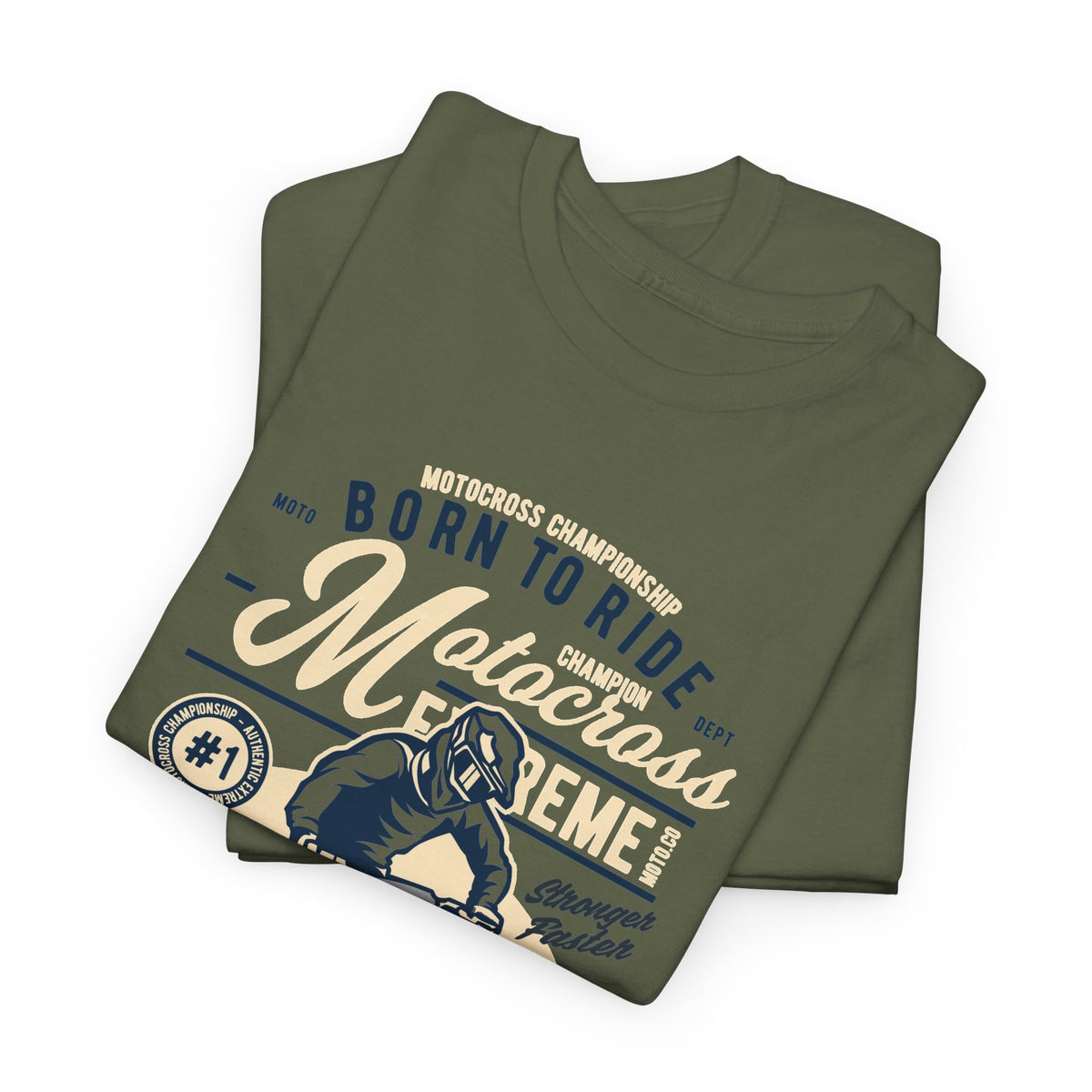 Born to Ride Motocross Graphic T-Shirt