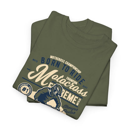 Born to Ride Motocross Graphic T-Shirt