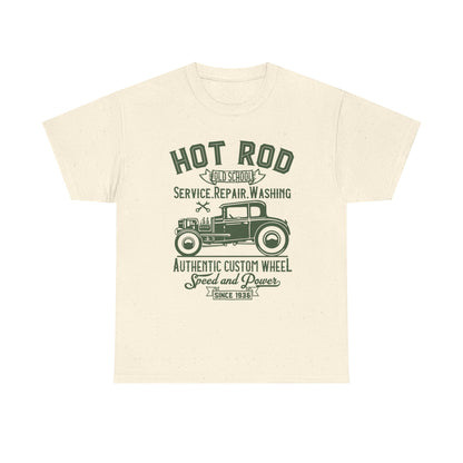 Hot Rod Old School Authentic Custom Wheel T-Shirt