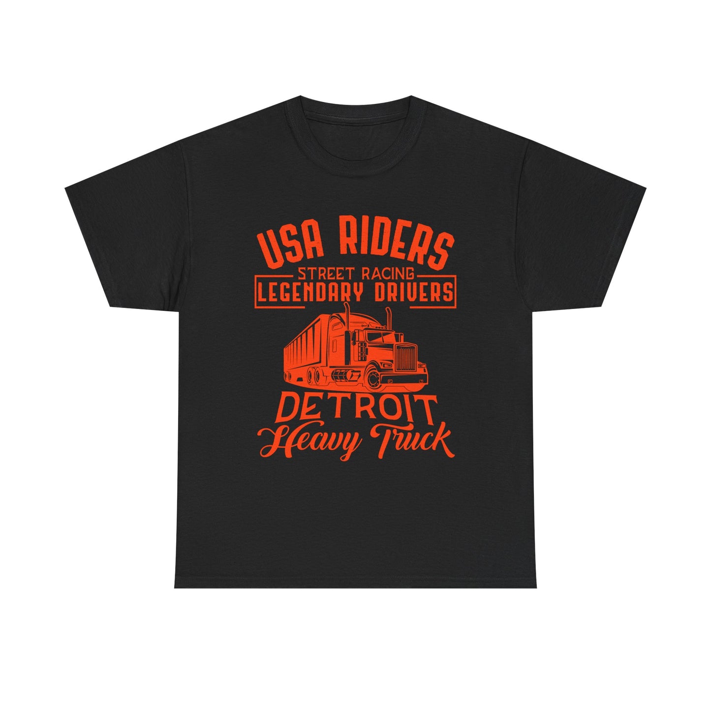 USA Riders Detroit Heavy Truck T-Shirt