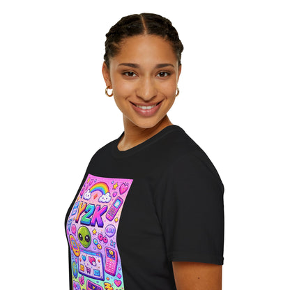 8Bit Y2K Retro Tech Graphic Women's T-Shirt