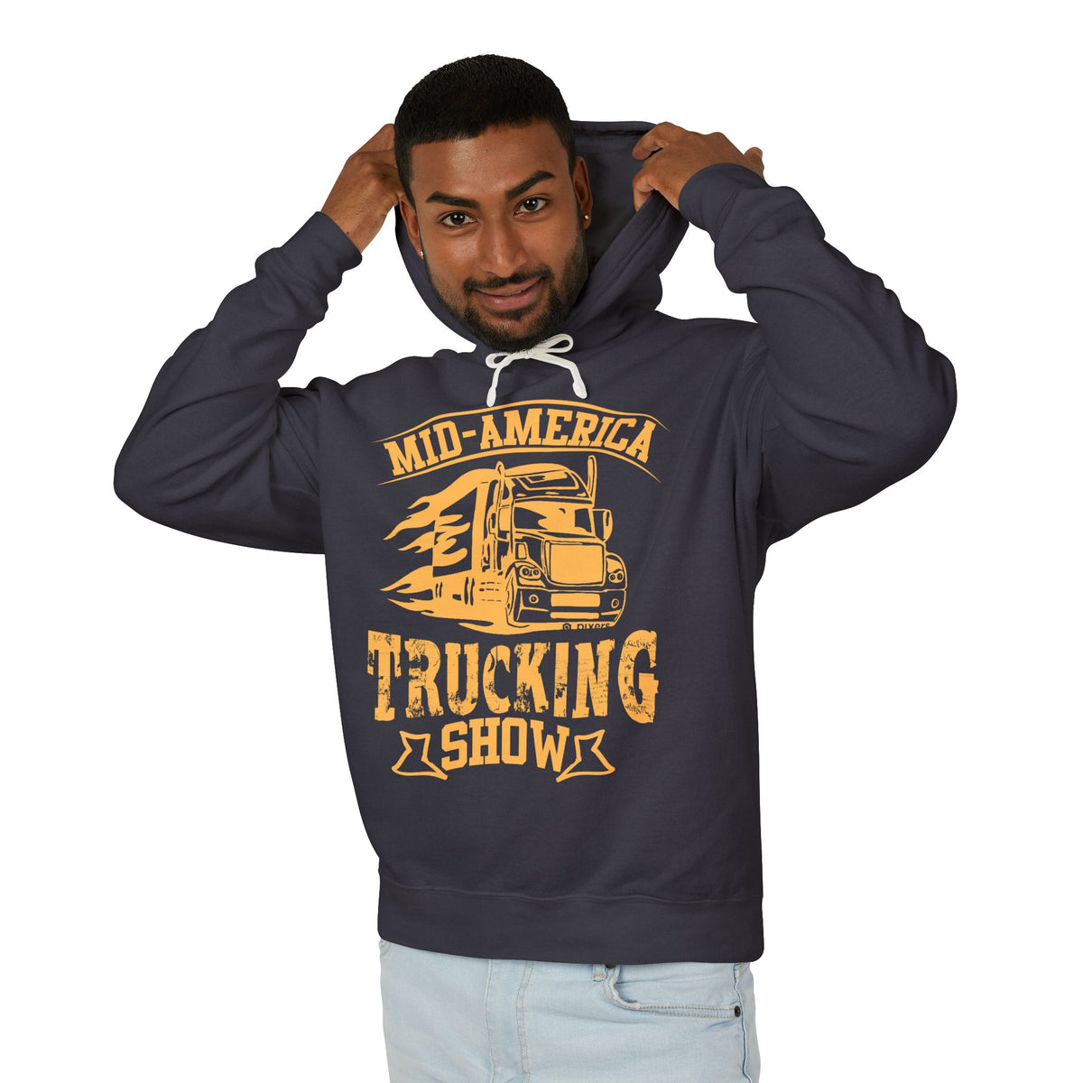 Mid-America Trucking Show Lightweight Hooded Sweatshirt