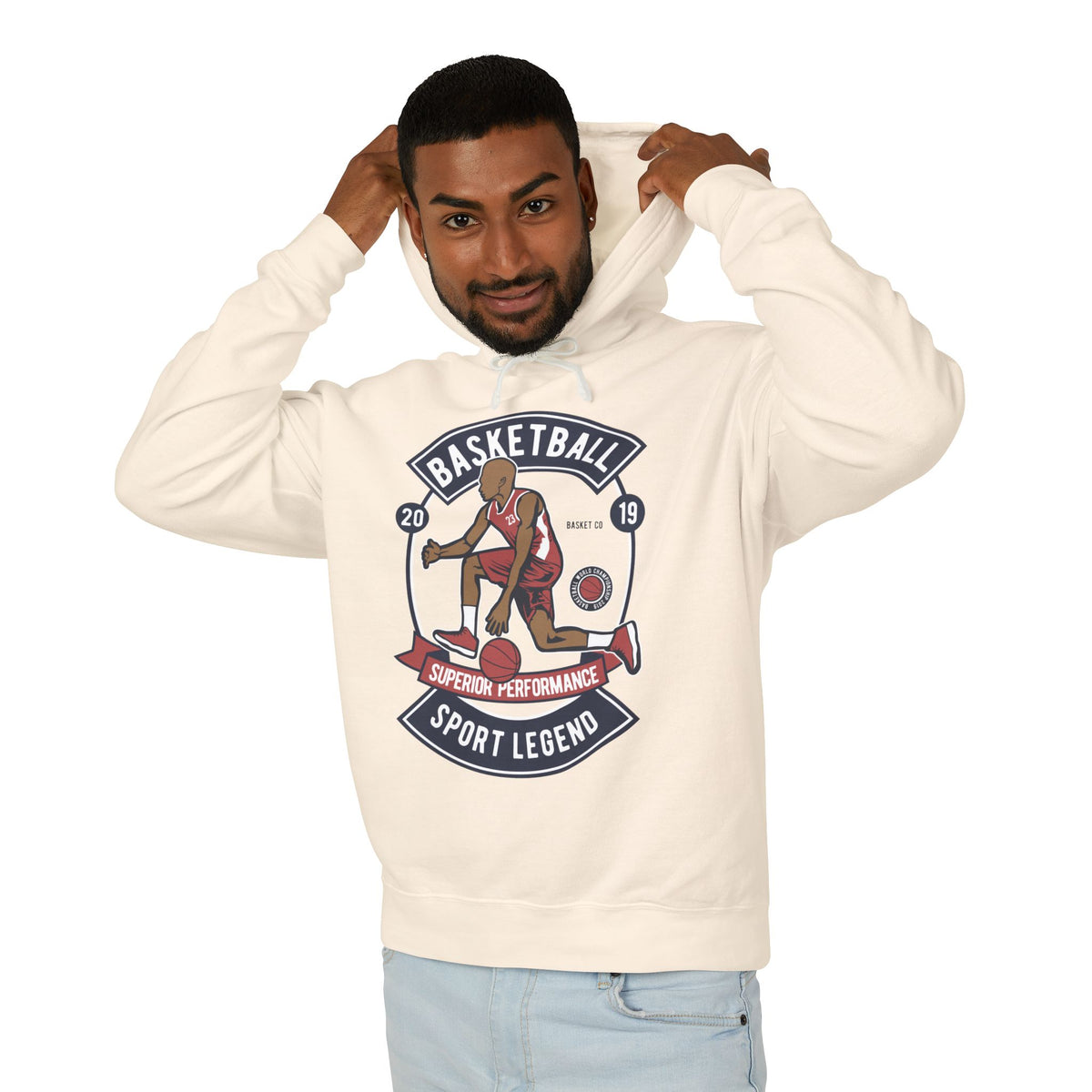 Unisex Lightweight Hooded Sweatshirt