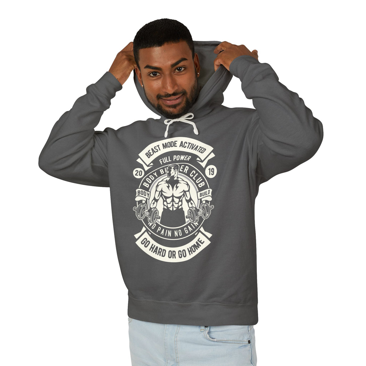 Beast Mode Activated Lightweight Hooded Sweatshirt