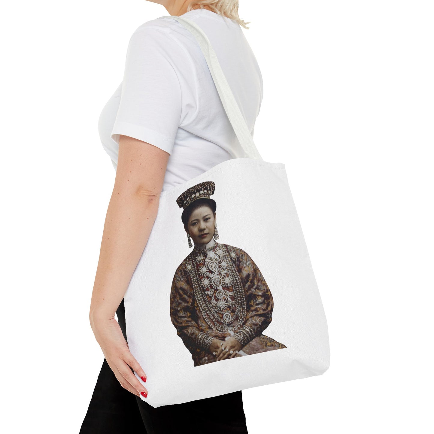 Vintage Peranakan Chinese Empress Portrait Tote Bag
