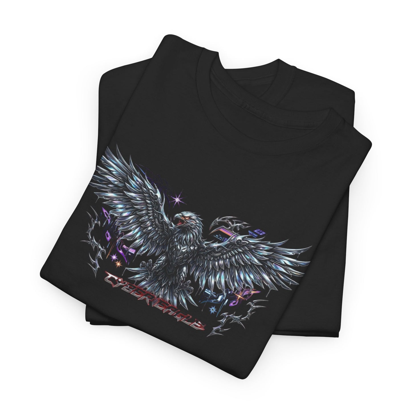 Chrome Eagle Wings Graphic Men's Tee