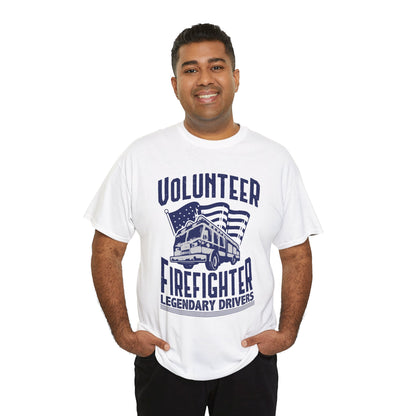 Volunteer Firefighter Truck T-Shirt