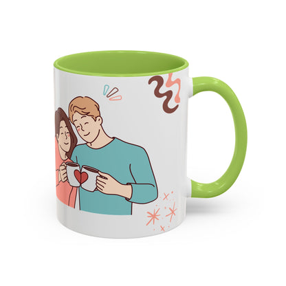 Cute Romantic Heart Design 11oz Mug