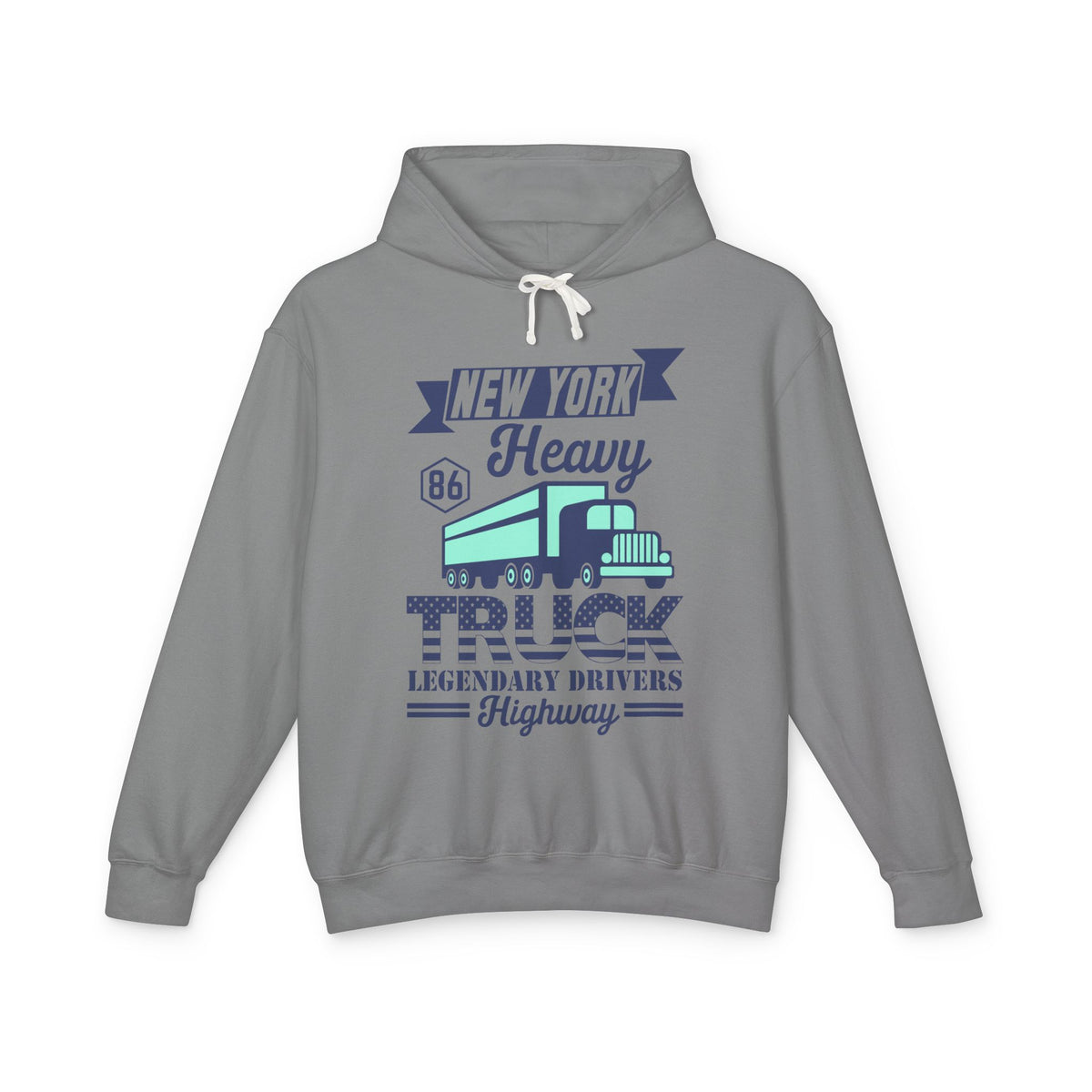 Heavy Truck Hoodie - "New York Heavy Truck Legendary Drivers" Graphic Hoodie