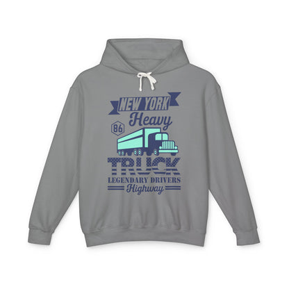 Heavy Truck Hoodie - "New York Heavy Truck Legendary Drivers" Graphic Hoodie